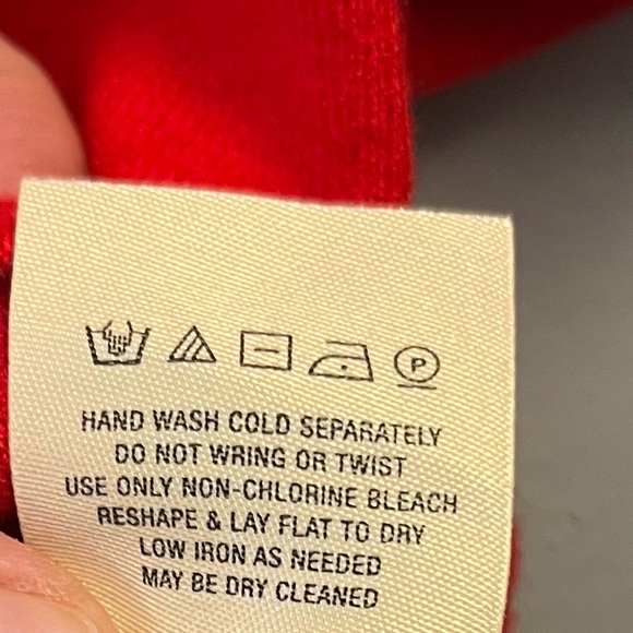 Anthropologie Sweater MOTH Red Anais Bell Sleeve Sweater Sz S EUC - Picture 8 of 9